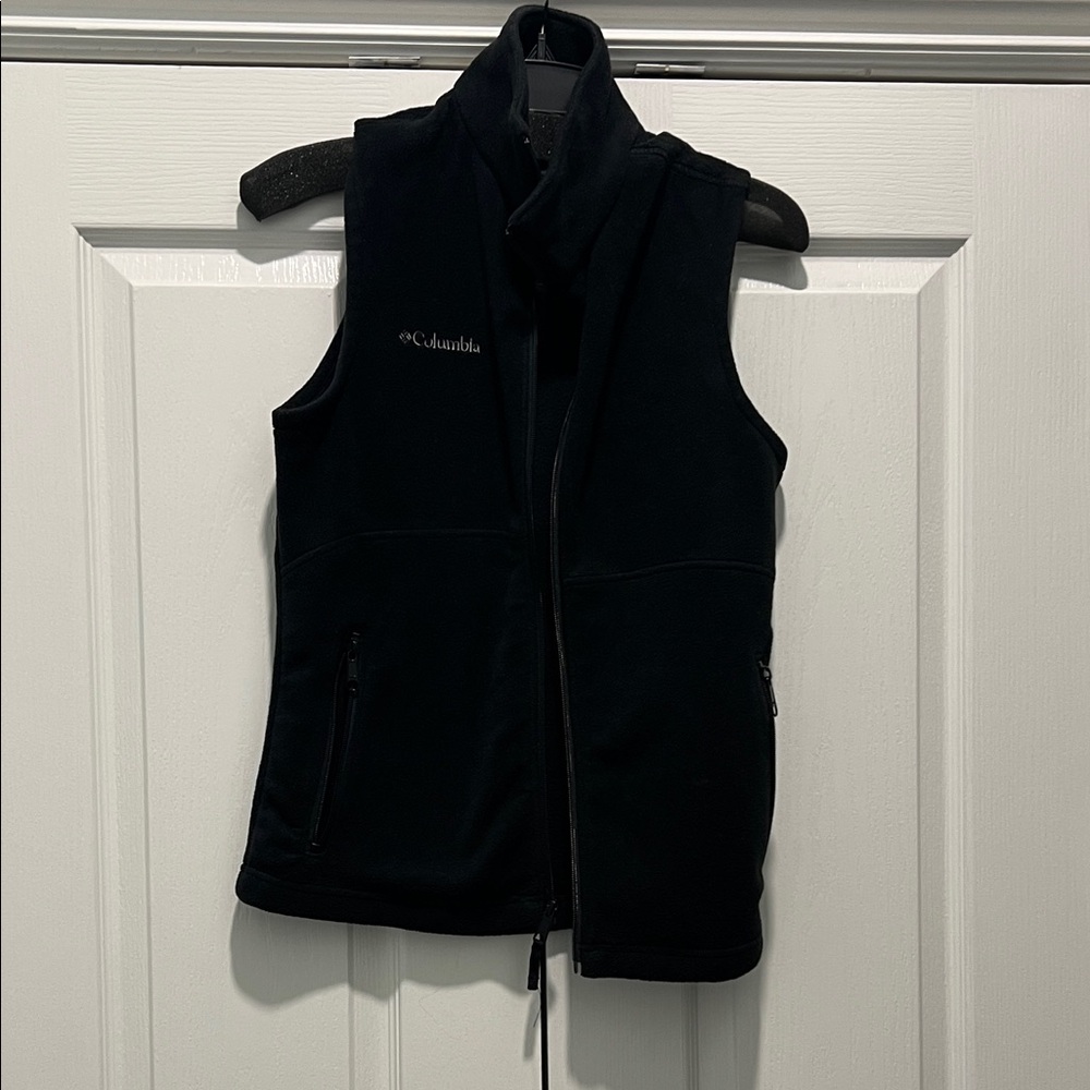 Columbia Midnight Black Fleece Vest